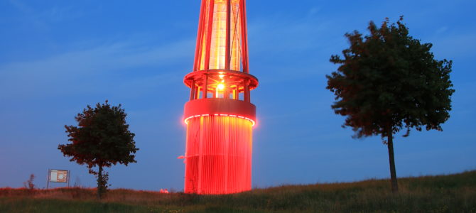 Unterwegs in den Ruhrpott-Mountains oder auch Haldenhopping am Abend