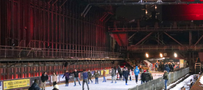 Coole Industriekultur – Eislaufvergnügen auf Zeche Zollverein in Essen