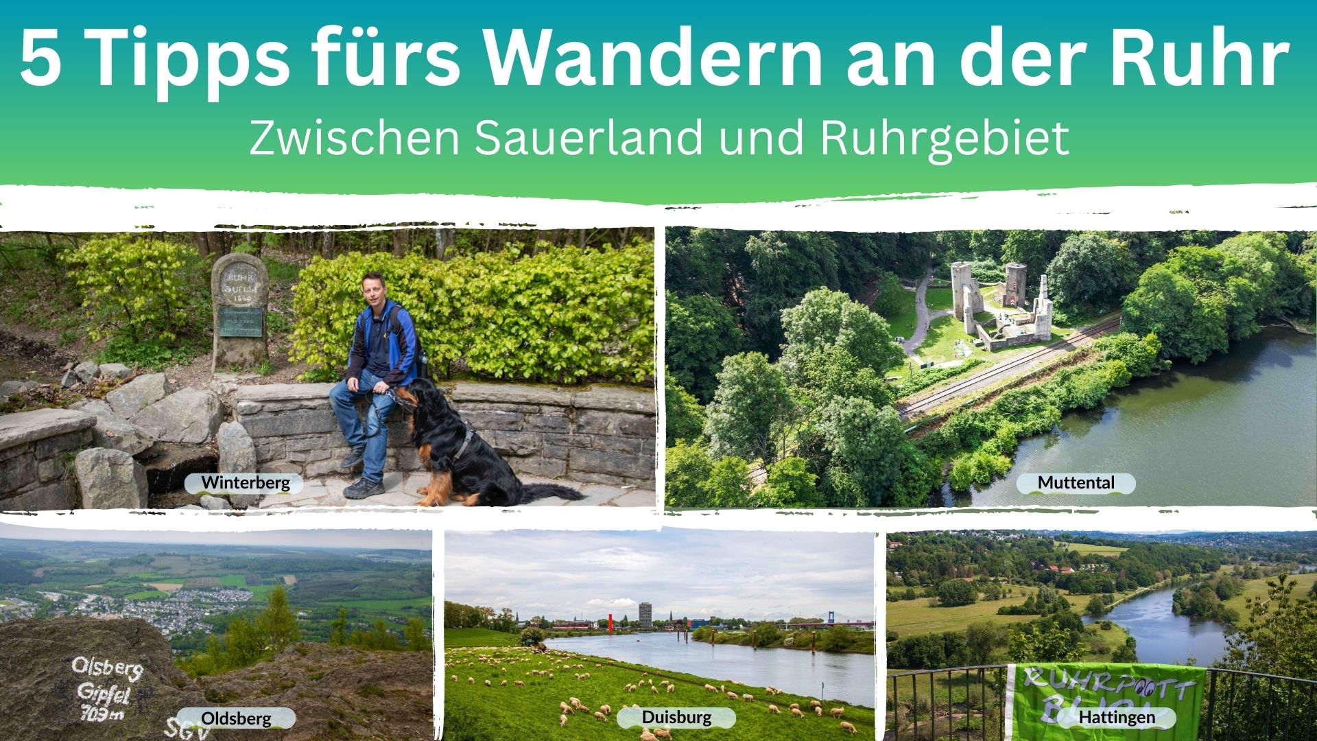 Zwischen Sauerland und Ruhrgebiet – 5 Tipps fürs Wandern an der Ruhr